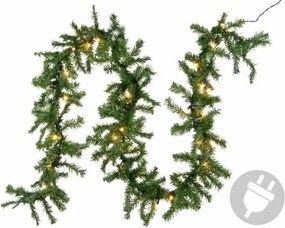 Dekoracja świąteczna - girlanda z oświetleniem LED, 2,7m²