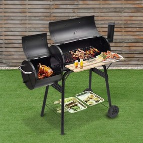 2w1 grill ogrodowy + wędzarnia