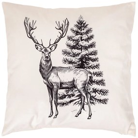 4Home Poszewka na poduszkę Woodland Stag, 45 x 45cm