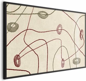 Plakat Kształty 42x29,7 cm z ramą czarną bez marginesu ARTGEIST B