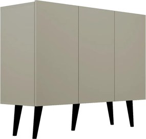 Szara komoda na nóżkach T8-Z02