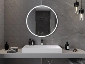Mexen Gobi lustro łazienkowe podświetlane, okrągłe 90 cm, LED 6000K, antypara - 9801-090-090-611-00
