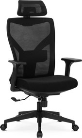 Ergonomiczny fotel biurowy z tkaniny membranowej i siatki Spiral