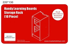 Masterkidz szafka do przechowywania tabliczek edukacyjnych
