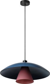 Osram - Żyrandol na lince DECOR FLYING MUSHROOM 1xE27/25W/230V Ø 50 cm niebieski