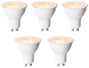 Zestaw 5 żarówek LED GU10 z 3-stopniową regulacją jasności 6W 430 lm 2000 - 6000K