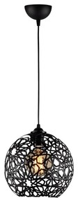 Czarna lampa wisząca ø 25 cm Fellini – Opviq lights