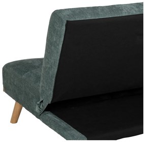 Turkusowa rozkładana sofa z tkaniny szenilowej 178 cm – Ixia