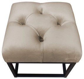 Pufa CHESTERFIELD LOFT ławka podnóżek metal MG09