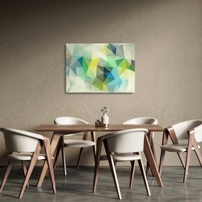 Obraz na szkle abstrakcji geometrycznej (70x50 cm)