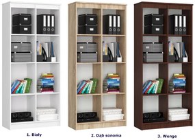 Biały regał na zabawki do pokoju dziecięcego P5-A41