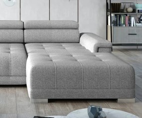 Narożnik CAMPO S z elektryczną regulacją siedziska Prawostronny w tkaninie MEMPHIS 16 WERSAL