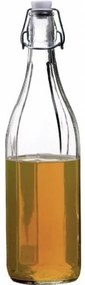 Szklana butelka z zamknięciem typu clip, 1 l, 6szt., 1 l