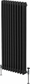 Tradycyjny grzejnik 3-kolumnowy - 1800 x 472 mm - czarny