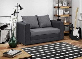 Sofa rozkładana 2 os BETA Szary/Ciemny szary