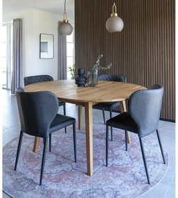 Ciemnoszare krzesła zestaw 4 szt. Pisa – House Nordic