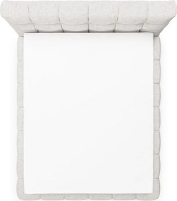 Łóżko sypialniane Bellmora 160x200 - beżowa boucle Raven 22