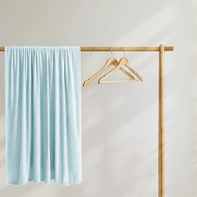 Jasnoniebieski koc z mikrowłókna DecoKing Mic, 160x210 cm