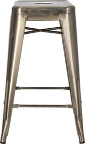 Stołek barowy Paris insp. Tolix 66 cm metaliczny