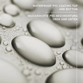 JAGO Plandeka 650 g/m², aluminiowe oczka, szara, 3 × 6 m