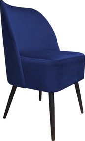 Fotel DUBAJ tkanina Welur noga metalowa : Kolor nogi - Czarna stożek, Kolor tkaniny - VELVET - MG16