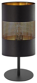 Lampa stołowa BOGART 1xE27/15W/230V czarna/złota