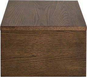 Szafka nocna w dekorze dębu w ciemnym naturalnym kolorze Monfort – Actona