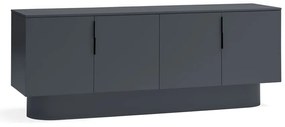 Antracytowa komoda 200x77,5 cm Totem – Teulat