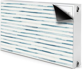 Magnes dekoracjny na kaloryfer Niebieskie linie