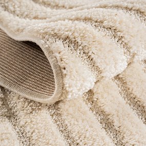 Dywan nowoczesny Art 3D Geometria kremowy 80 cm x 150 cm