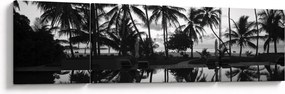Obraz tropikalnej wyspy (170x50 cm)