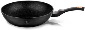 Aluminiowy wok z silikonowym uchwytem 30cm R6-F08