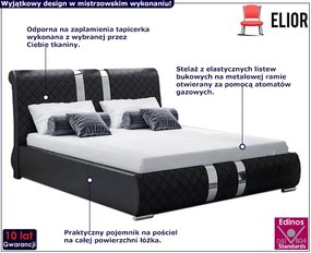 Łóżko tapicerowane Enigma 3X 180x200 - 44 kolory
