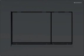 Geberit 115.883.16.1 - Przycisk spłukujący Sigma30 24,6x16,4 cm czarny mat