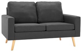 2-osobowa ciemnoszara sofa Veko