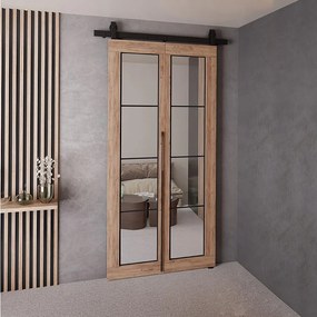 Drzwi Przesuwne QUDIO M5 Dąb Craft Złoty 80