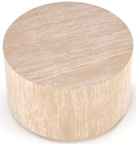 Ława kawowa z okrągłym blatem trawertyn Z7-B38