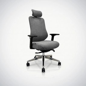 Ergonomiczny fotel biurowy ciemnoszary AXIS