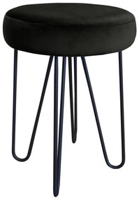 Taboret Venus HAIRPIN noga czarna MG19