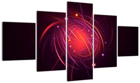 Współczesny obraz abstrakcji (125x70 cm)