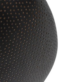Orientalna lampa sufitowa czarna i złota 40 cm - RadianceKolonialny Oswietlenie wewnetrzne