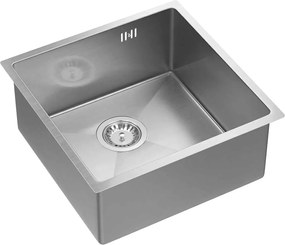 Zlewozmywak stalowy ANTHONY 50 Nikiel szczotkowany