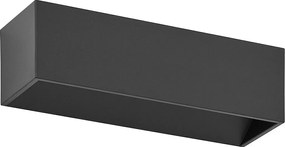 Nowoczesny kinkiet RETT - D?ugo?? 25 cm - LED SMD 8W - 790lm -3K - góra i dó? - aluminium - czarny - IP20