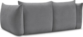 Szara sofa z materiału bouclé 234 cm Azra – Bobochic Paris