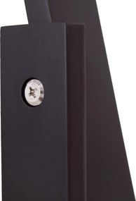 Homcom® lustro stojące duże do makijażu podwyższone nóżki łatwe czyszczenie mdf kawowy 47 x 46 x 148 cm