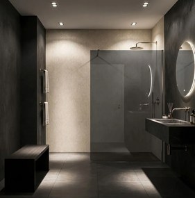 Kabina prysznicowa Walk-In Rea Flexi Grey / Chrome 140