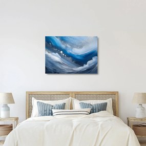 Obraz na szkle - Abstrakcja oceanu (70x50 cm)