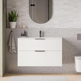 Umywalka Duravit z szafką pod umywalkę TIM 100 cm