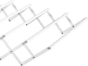 Suszarka ścienna HOMCOM wieszak ścienny wysuwana suszarka do ubrań metalowa