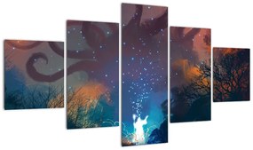 Obraz - Czarujący czarodziej (125x70 cm)